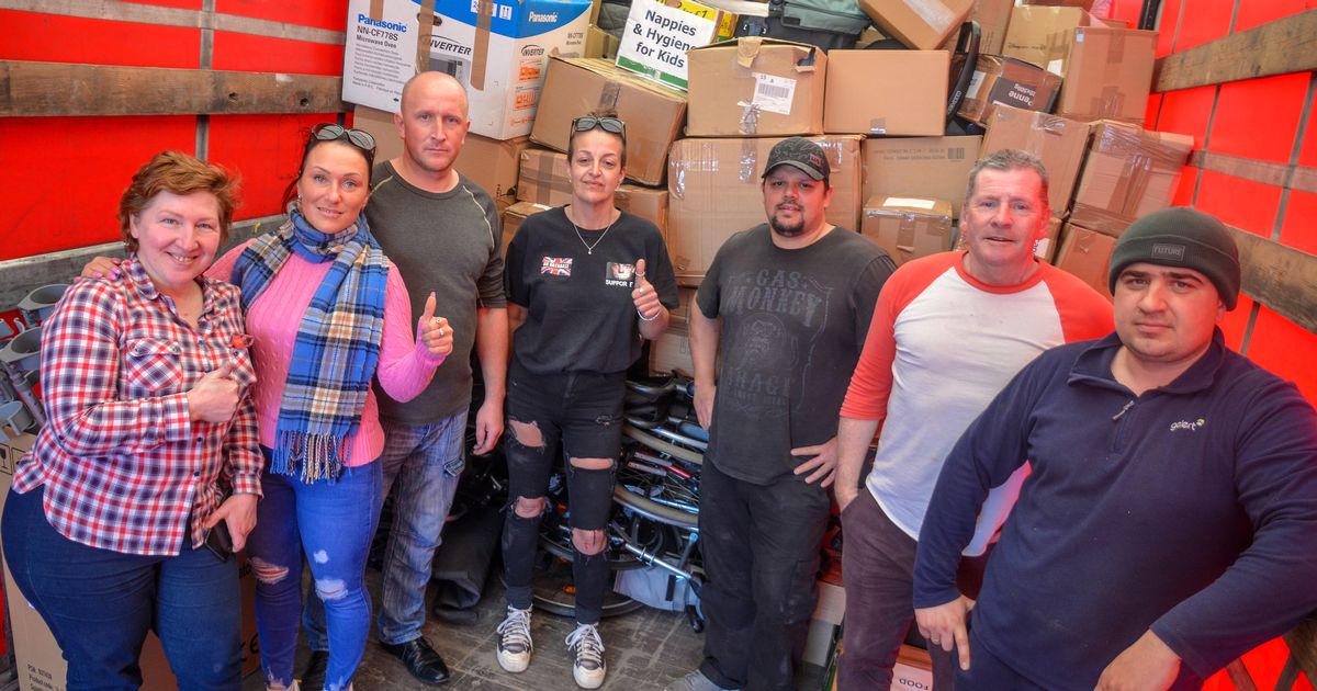 Trucks full of supplies head to Ukraine thanks to generous Tiverton donations