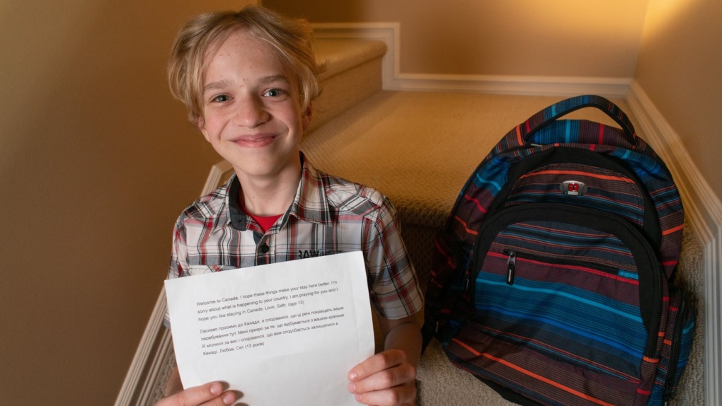 Ukrainian mother finds safety in Canada, but drawn back to homeland to help